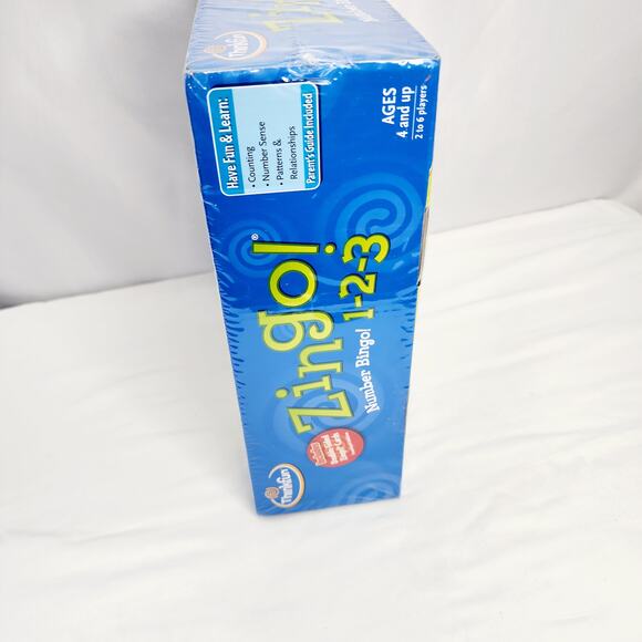 Think Fun Zingo 1-2-3 Number Bingo Kids Game Ages 4 and up 2-6 Players-New - Picture 4 of 9